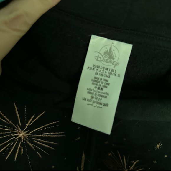 Disney World 50th Anniversary Black Hoodie Sweater - Picture 5 of 5